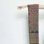 Shawl Batik Machine Loomed Silk